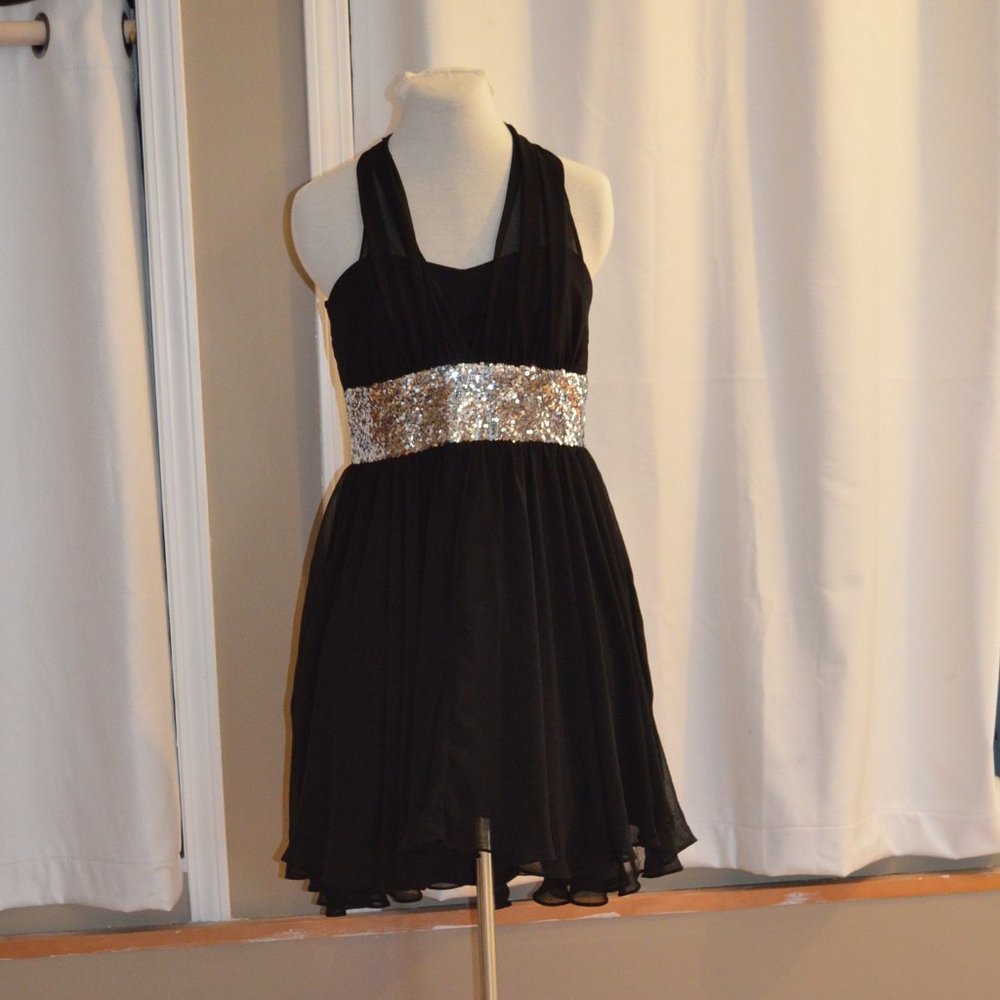 Modcloth black party dress, size 11